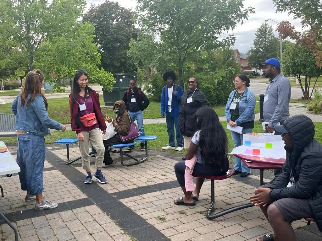 A group of attendees of the MFRC Listening Session